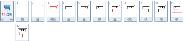 覃姓读tan还是读qin,覃字作为姓氏怎么读图4