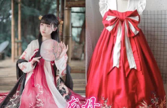 同样是汉服：正版VS山货，看到龙母刺绣，网友：看这龙都饿瘦了