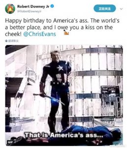 ​钢铁侠为美队庆生，网友：猝不及防地撒狗粮啊