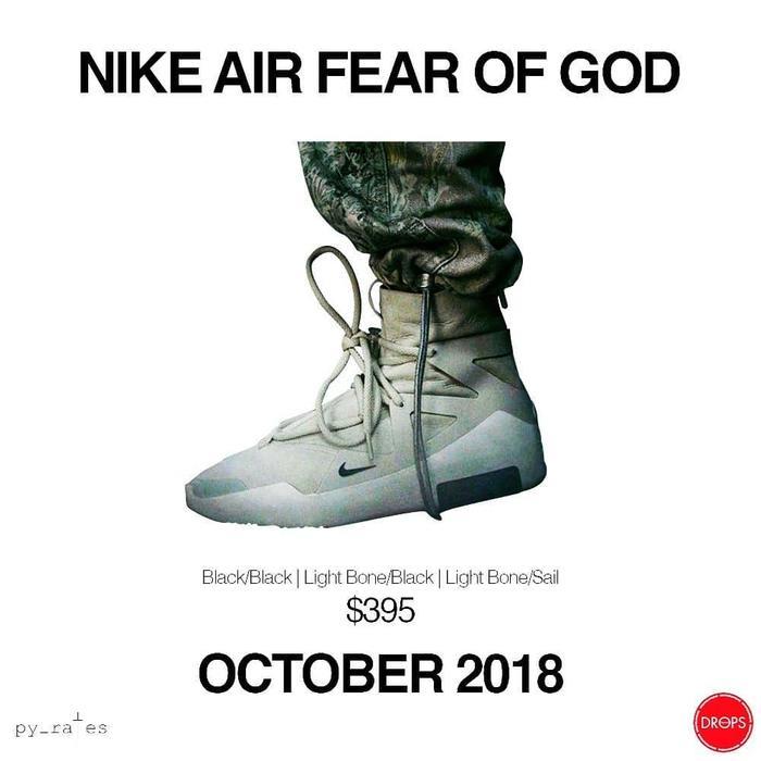 高级街头风与运动机能完美结合！Fear of God x Nike 全新鞋款曝光