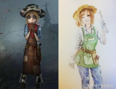 ​第五人格：那些美到窒息的同人画！女版杰克你看到了什么？