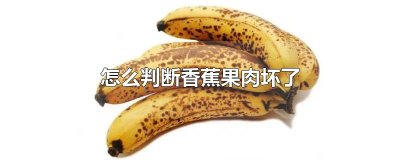 怎么判断香蕉果肉坏了
