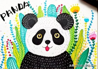 ​精选20张创意儿童绘画作品，收藏起来慢慢画！