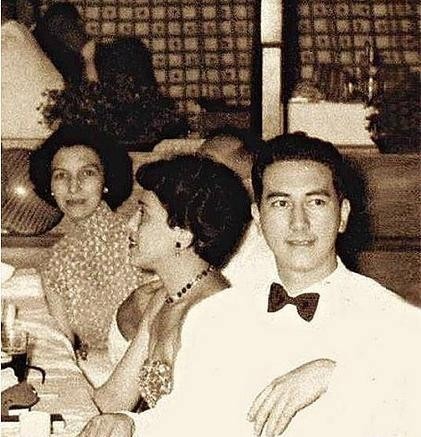 赌王何鸿燊老照片,年轻帅气逼人,图五四姨太坐怀嬉戏