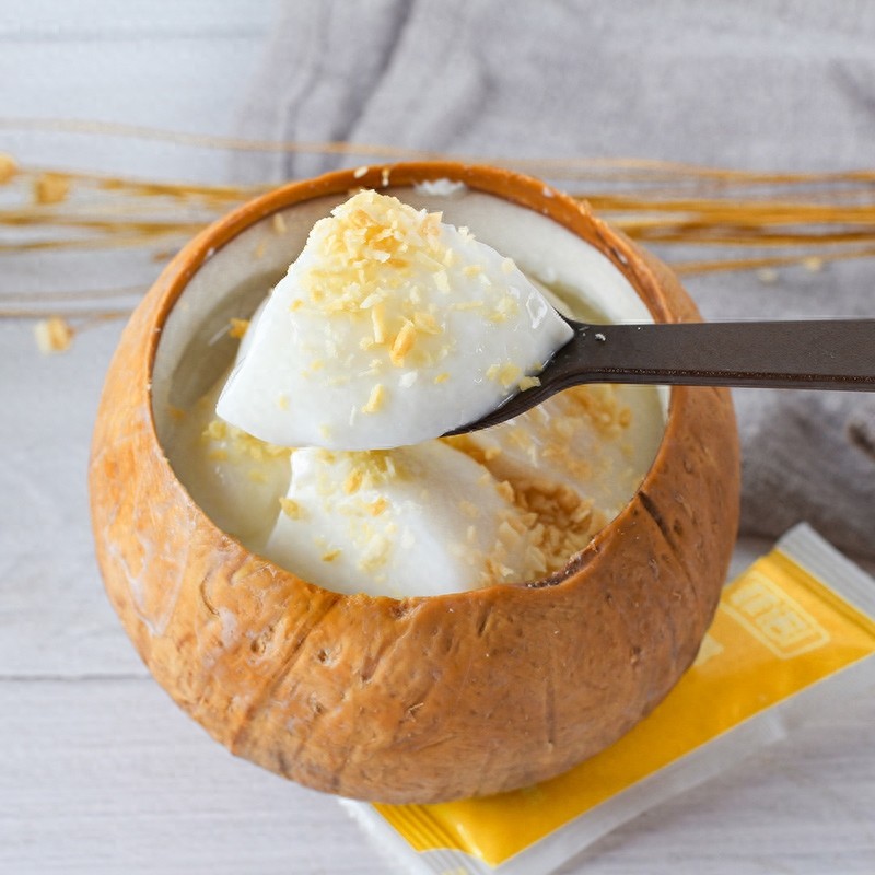 秋季燥热没胃口?不妨尝尝海滨味道椰子冻