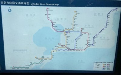 ​青岛地铁线网图-2021年
