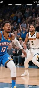 ​今天上午央视5直播NBA西部半决赛第六场掘金主战雷霆