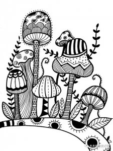 ​超级简单的儿童线描装饰画16种，黑白对比很强，效果惊艳！