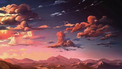 ​Mac日落晚霞风景动态壁纸分享